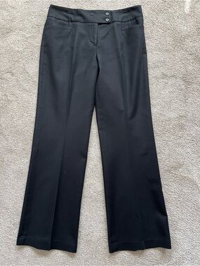Dalia Collection Like New Black High Rise Trousers Dress Pants Sz 10